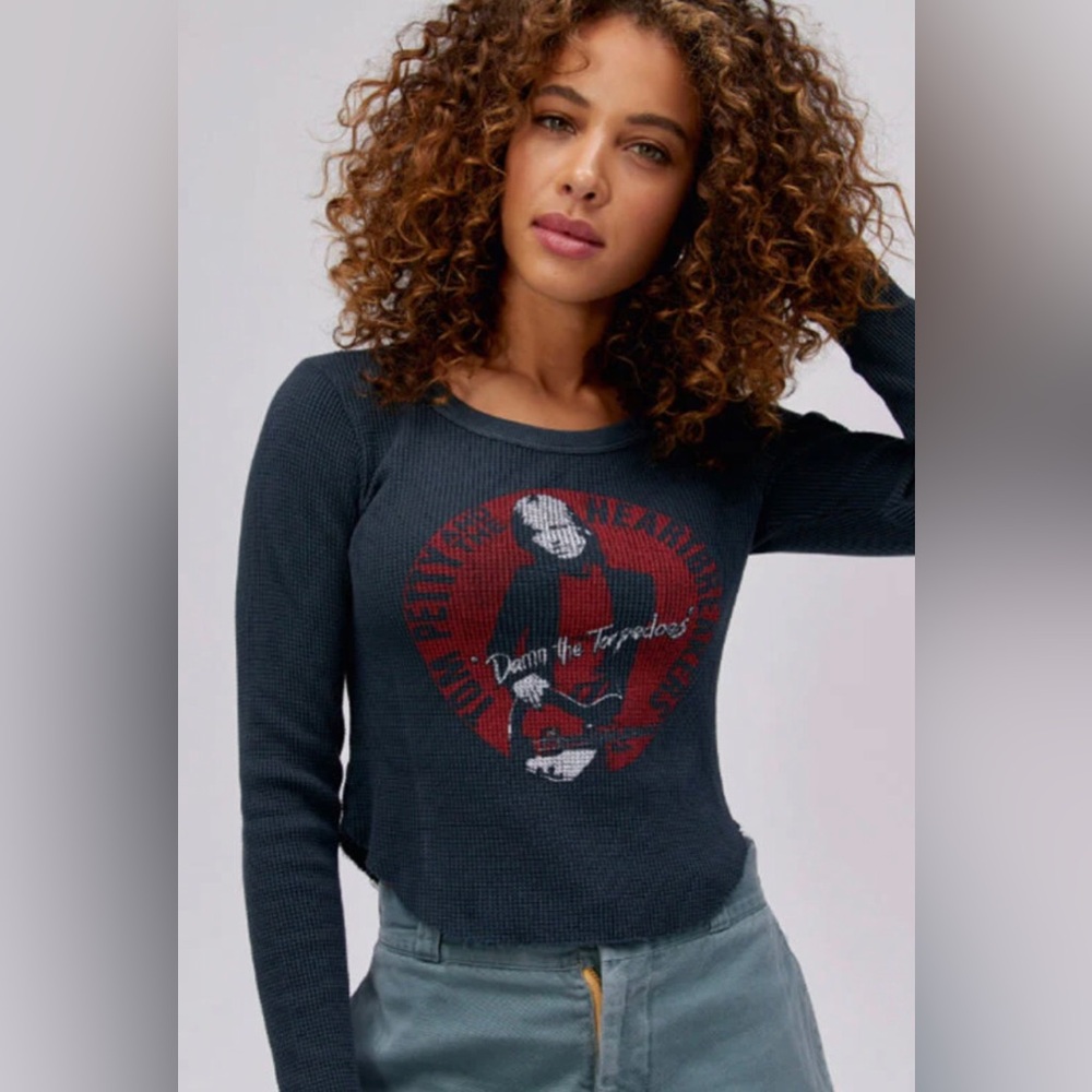 NWT Daydreamer Tom Petty Damn The Torpedoes Raw Thermal Tee